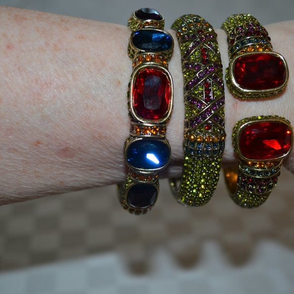 Heidi Daus Triple Play Set of Bracelets - Picture 12 of 12